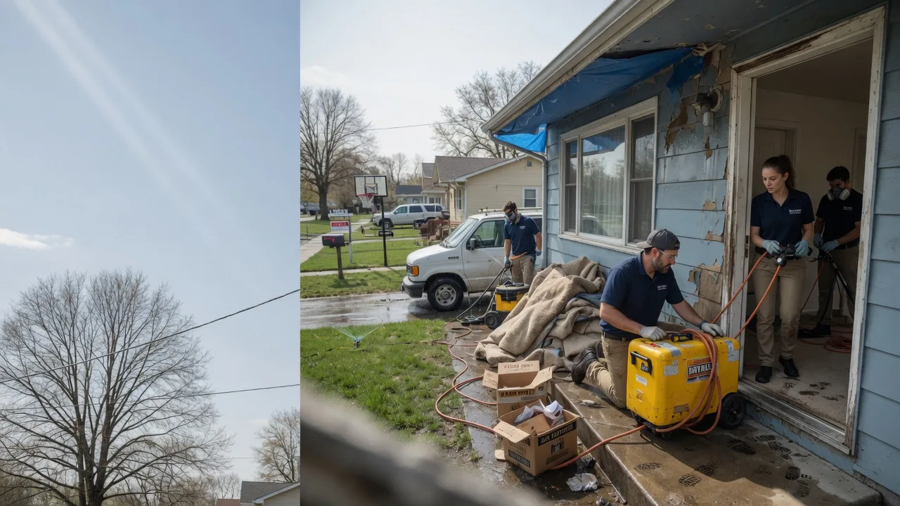 Basement Flood Cleanup in Fairbanks, IN near me